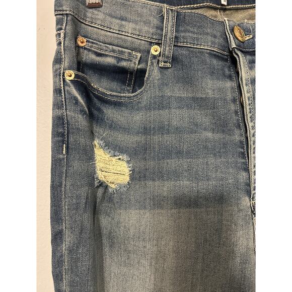 STS Blue Jeans Size 29 Christy Tapered Cropped Distressed High Rise NWT - Picture 3 of 9